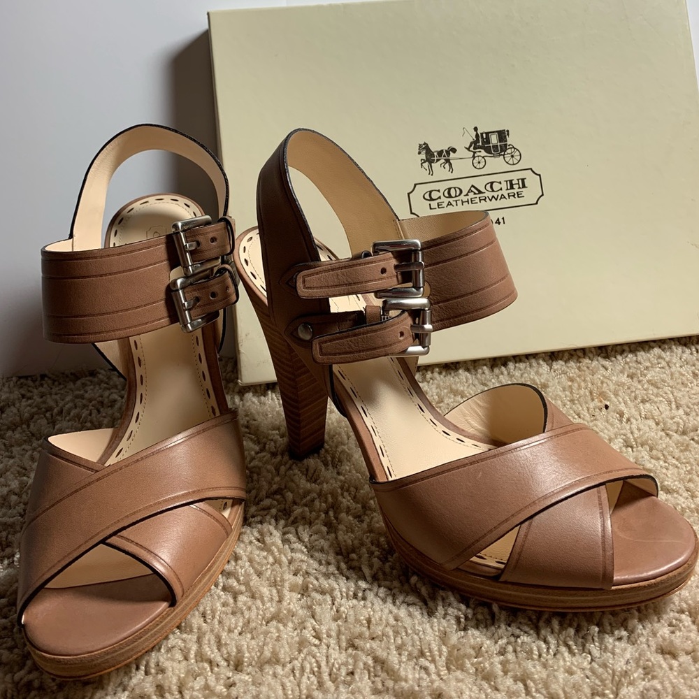 Coach sandal heels